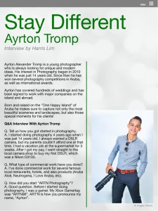 Interview With Ayrton Tromp Page 1