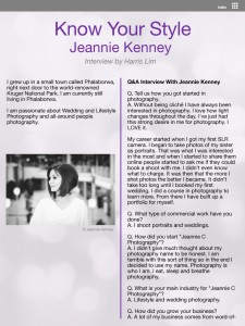 Interview with Jeannie Kenney Page 1