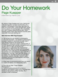 Interview with Page Kuepper Page 1