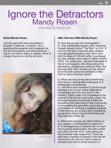 Interview with Mandy Rosen Page 1