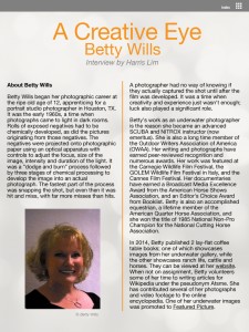 Interview with Betty Wills