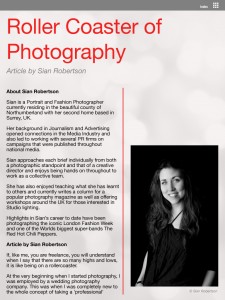 Article by Sian Robertson Page 1