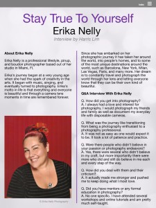 Interview with Erika Nelly page 1