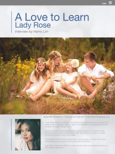 Interview with Lady Rose Warne page 1