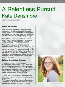 Interview with Kate Densmore page 1