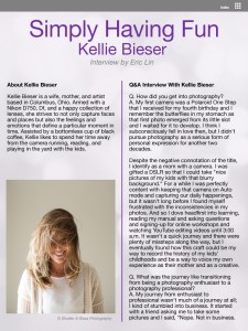 Interview with Kellie Bieser page 1