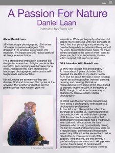 Interview with Daniel Laan page 1