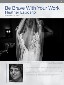 Interview with Heather Esposito page 1