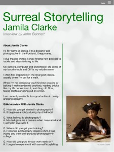 Interview with Jamila Clarke page 1