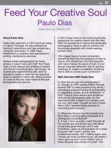 Interview with Paulo Dias page 1