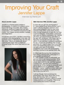 Interview with Jennifer Lappe page 1