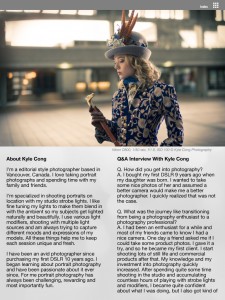 Interview with Kyle Cong page 1
