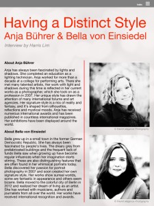 Interview with Anja BÃ¼hrer and Bella Von Einsiendel page 1
