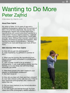 Interview With Peter Zajfrid Page 1
